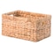 Vintiquewise Storage Basket, Beige, Water Hyacinth, 13.8 in L x 9.45 in W x 7.1 in H QI003544.M - alternate 6